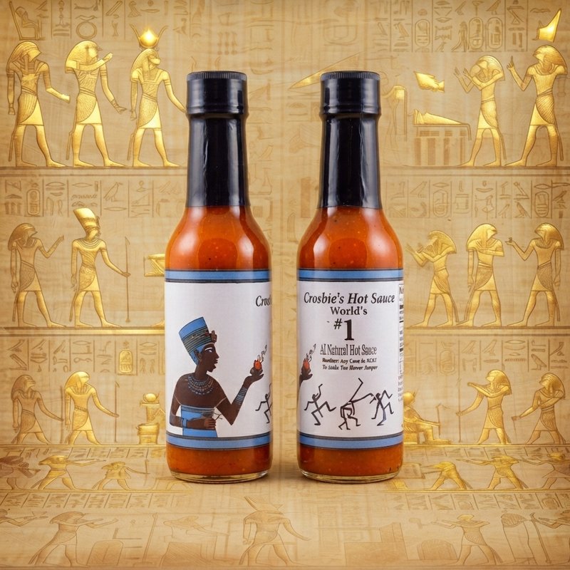 Crosbie's Hot Sauce bottles